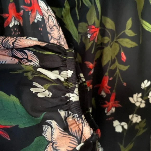 ANTHROPOLOGIE
Maeve The Bettina Tiered Midi Shirt Dress, Black - Picture 6 of 9